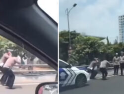 Viral Polantas Squat Jump di Pinggir Jalan Tol, Polisi Beri Penjelasan