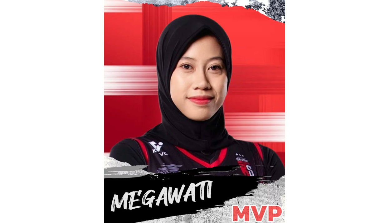 Megawati Hangestri Pertiwi Kembali Raih Gelar MVP di Liga Voli Korea Selatan 2024/2025/(INSTAGRAM/@red_sparks_ina