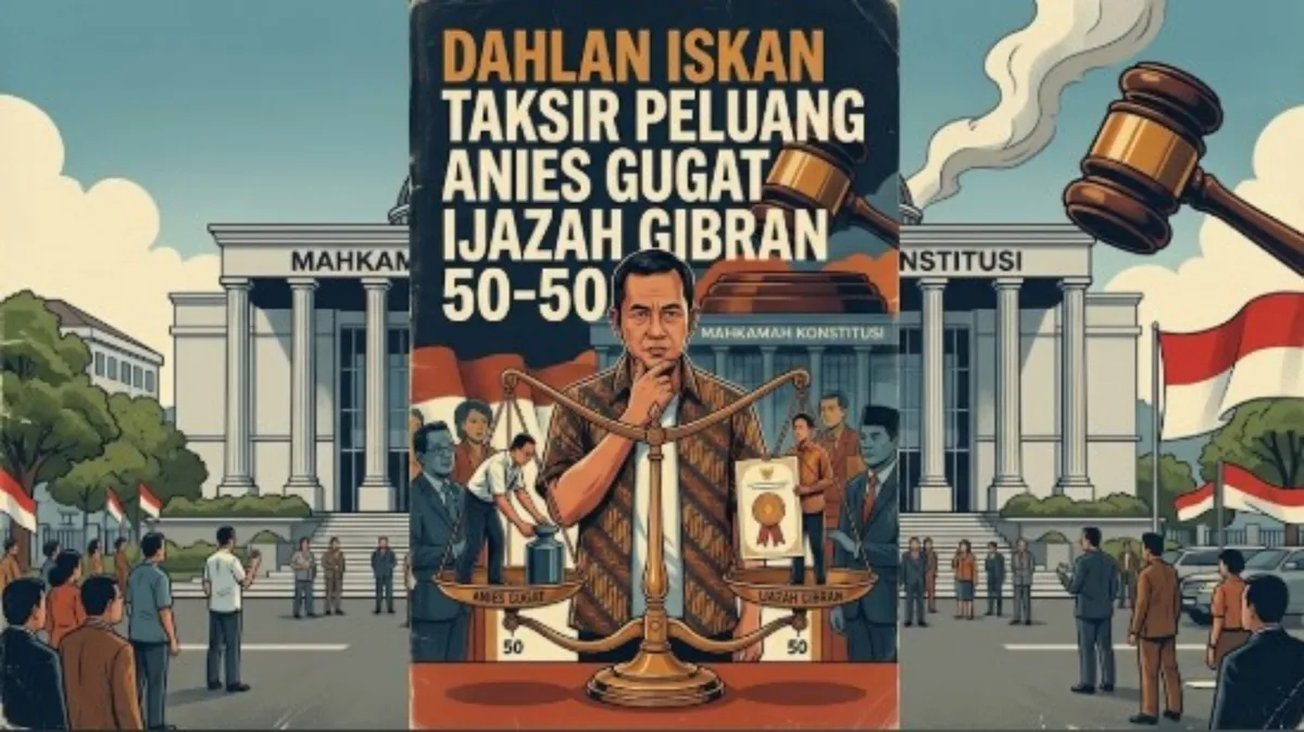 Dahlan Iskan Taksir Peluang Anies Gugat Ijazah Gibran 50-50