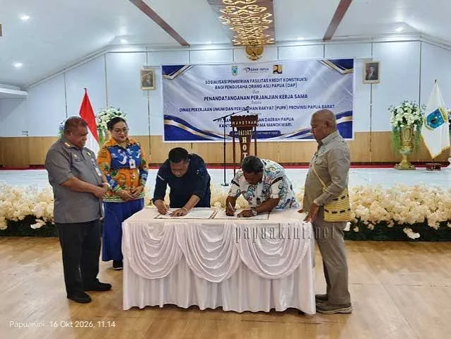 Kredit Konstruksi OAP Papua Barat, Giro Cuma Rp100 Ribu